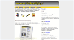 Desktop Screenshot of machinebeveiliging.nl