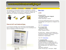 Tablet Screenshot of machinebeveiliging.nl